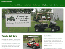 Tablet Screenshot of canadiancartsales.com